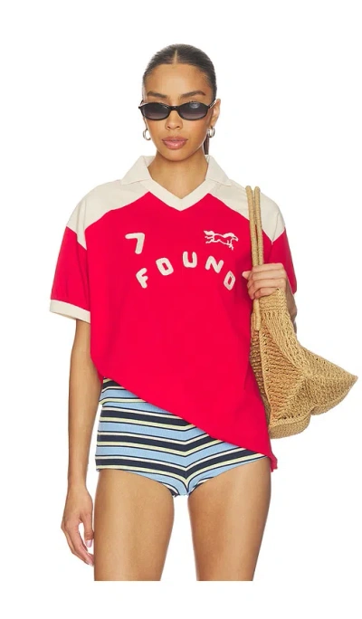 Found Goji Red Jersey Tee