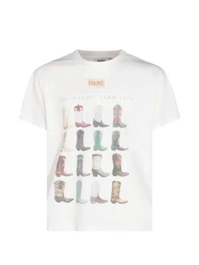 Found Graphic-print T-shirt In White