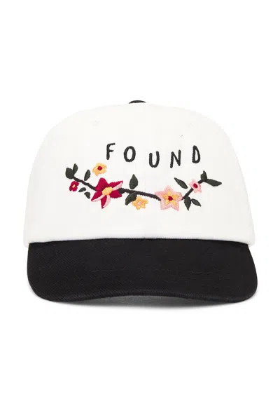 Found Greenlands Contrast Cap In Cream & Black