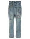 Found 'hand Art' Jeans In Blue