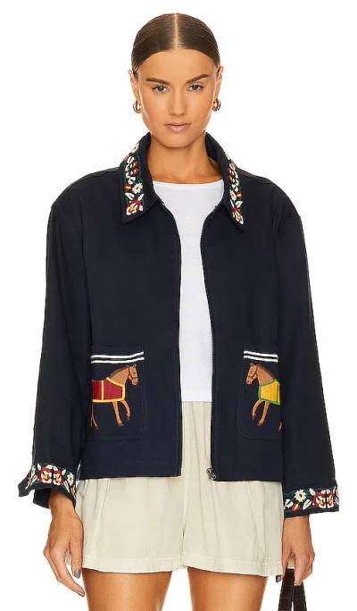 Found Horse Jacket In Navy