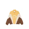 Found Lightweight Windbreaker Jacket In Yellow/brown