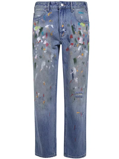 Found Jeans Multi Color "painter" In Blue