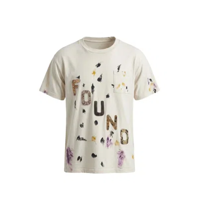 Found Logo Paint T-shirt In White