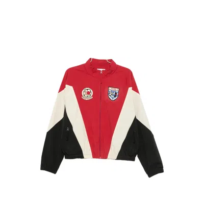 Found Logo-print Zip-up Jacket In Red