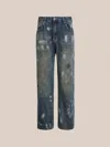 Found Monet Paint Jeans In Blue