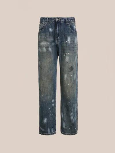 Found Monet Paint Jeans In Blue