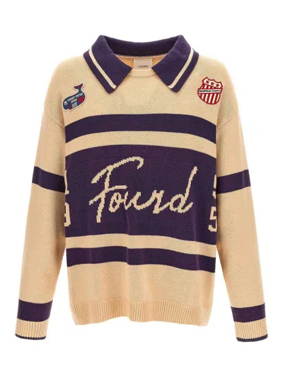Found Multicolour Varsity Jumper