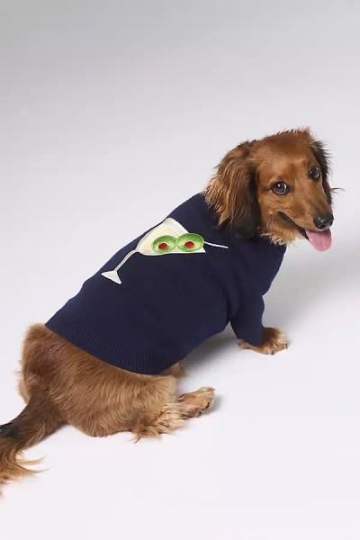 Found My Animal Martini Pet Sweater In Blue