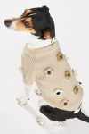 Found My Animal X Anthropologie 3d Motif Pet Sweater In Beige