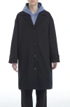 FOUND FOUND NAVAL OVERSIZE TRENCH COAT