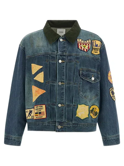 Found Patchwork Denim Jacket In Multi