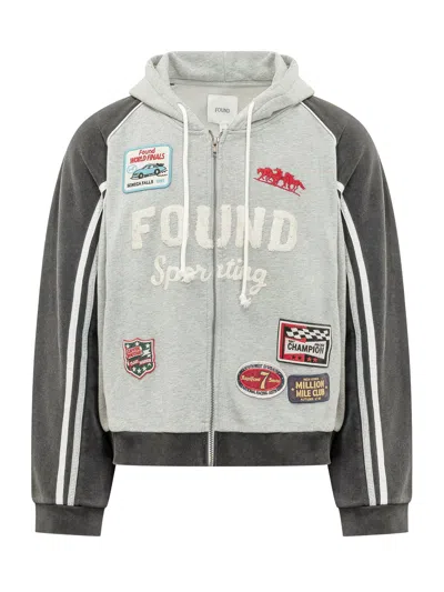 Found Racer Hoodie In Gray