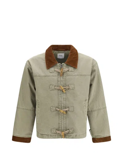 Found Toggle-fastening Jacket In Grey
