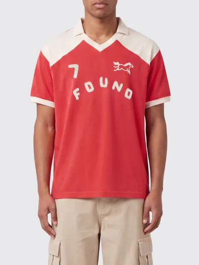 Found T-shirt Men In Red