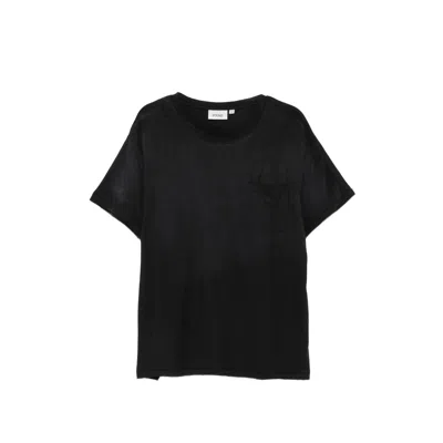 Found Distressed-effect Pocket T-shirt In Black