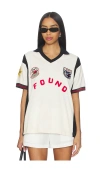 Found Union Soccer Jersey Top In White