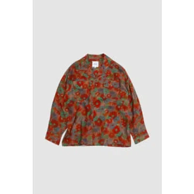 Found Waterblend Ls Camp Shirt In Red
