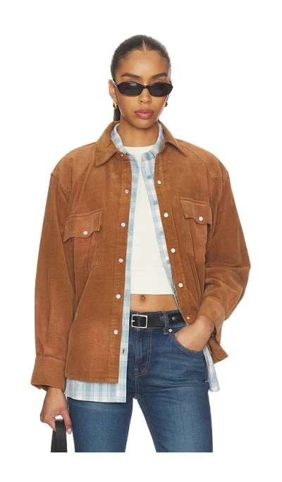 Found Western Corduroy Shirt In Multi