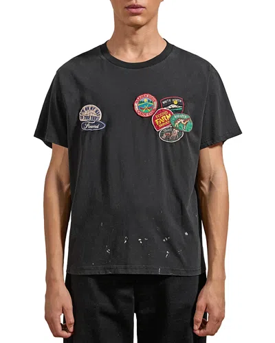 Found Whisper Patch Graphic Tee In Black