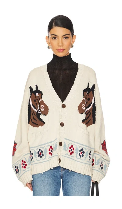 Found X Revolve Horse Cardigan In Multi