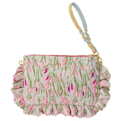 Foundling London Women's Pink / Purple / Green Dolly James Handbag