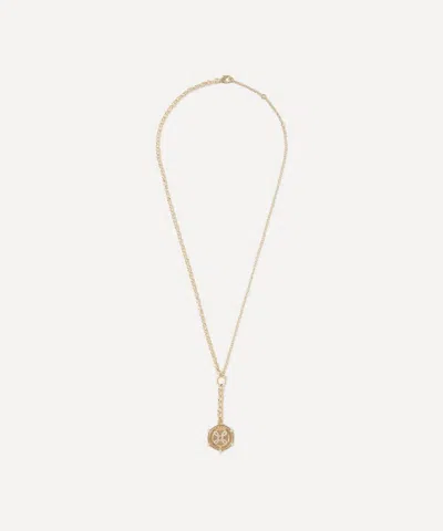Foundrae 18ct Gold Amate Pendant Necklace