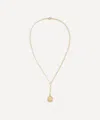 Foundrae 18ct Gold Internal Compass Small Mixed Belcher Extension Chain Necklace In Gold