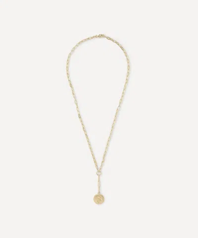 Foundrae 18ct Gold Karma Pendant Necklace