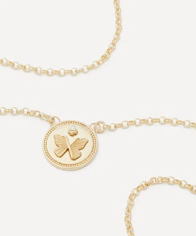 Foundrae 18ct Gold Reverie Stationary Pendant Necklace