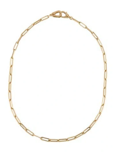 Pre-owned Foundrae 18k Clip Chain With Sister Hooks Necklace, 15.5" In Multicolor