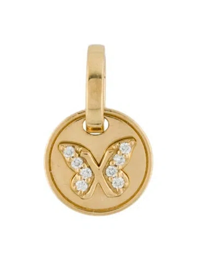 Pre-owned Foundrae 18k Diamond Reverie Medallion Pendant In Multi