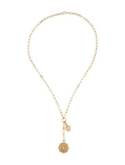 Pre-owned Foundrae 18k Diamond Spark Extension Necklace, 18" In Multi