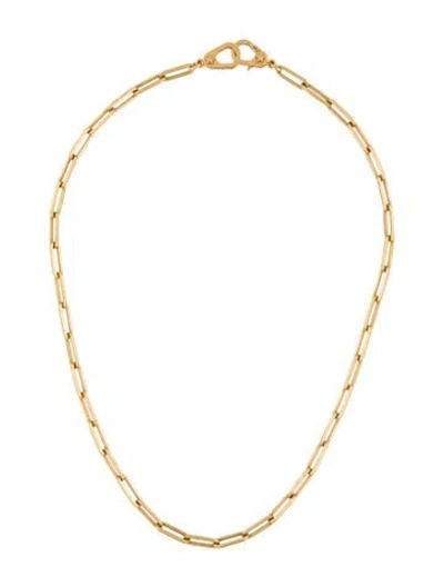 Pre-owned Foundrae 18k Sister Hook Chain Necklace, 15.5" In Multi