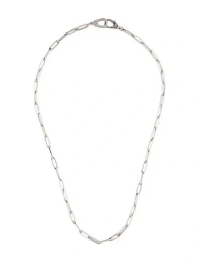 Pre-owned Foundrae 18k Sister Hook Clip Chain Necklace, 18" In Multicolor