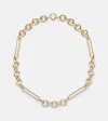 Foundrae 18kt Gold Chain Necklace With Diamonds In Gold