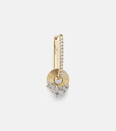 Foundrae 18kt Gold Earring With Diamonds