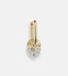 Foundrae 18kt Gold Earring With Diamonds In Gold