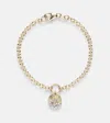 Foundrae 18kt Gold Earrings With Diamonds In Gold