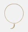 Foundrae 18kt Gold Necklace With Diamonds In Gold