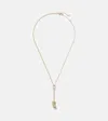 Foundrae 18kt Gold Necklace With Prasiolite In Gold