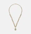 Foundrae 18kt Gold Pendant Necklace With Diamonds In Gold