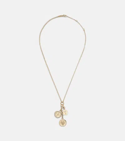 Foundrae 18kt Gold Pendant Necklace With Diamonds