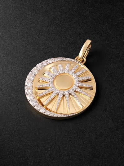 Foundrae Balance Gold Diamond Pendant