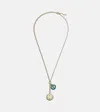 Foundrae Dream & Reverie 18kt Gold Charm Necklace With Diamonds In Gold