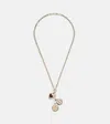 Foundrae Love, Dream & Vivacity 18kt Gold Necklace With Diamonds In Gold