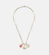 Foundrae Dream, Vivacity & Strength 18kt Gold Necklace With Diamonds In Gold