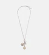 Foundrae Forever & Always 18kt Gold Pendant Necklace With Diamonds And Opal In Gold