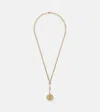 Foundrae Karma Clip 18kt Gold Chain Necklace With Diamonds In Gold