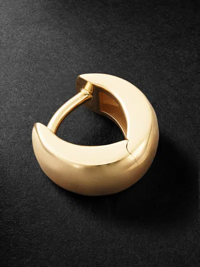 Foundrae Love Huggie Gold Single Hoop Earring